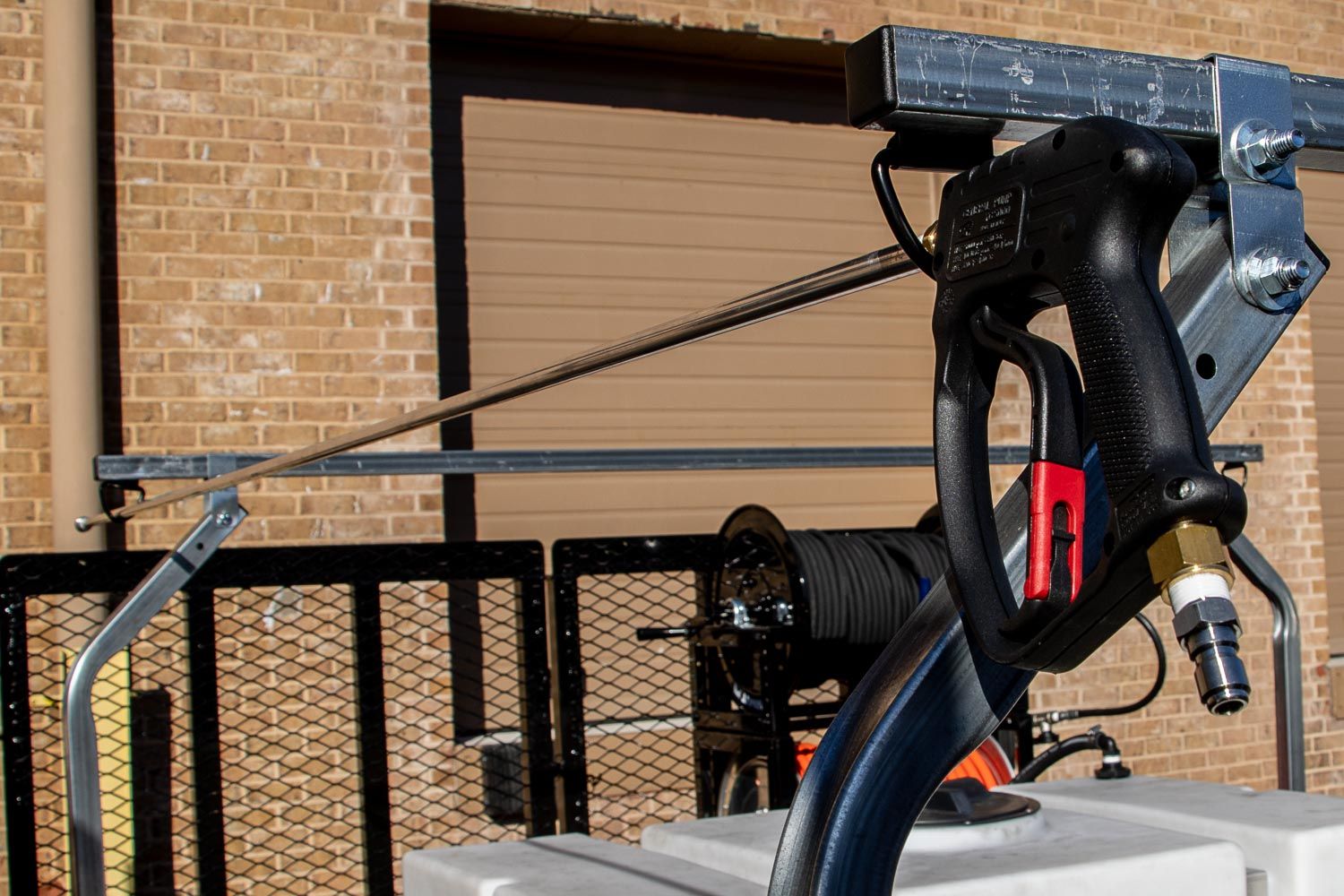 Custom pressure washer rig plus soft wash Atlantic Pressure Washers